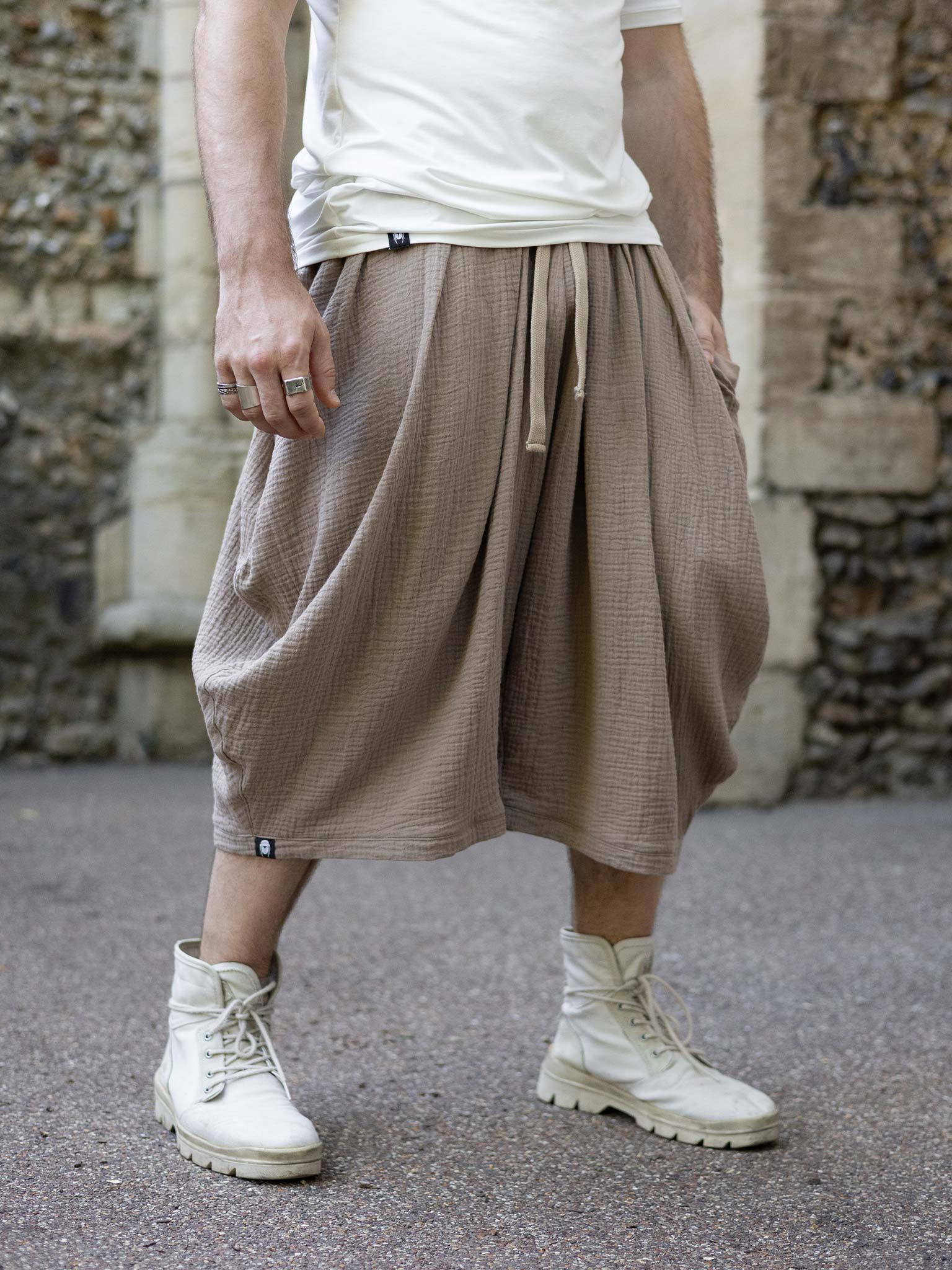 Men's Alternative Drop Crotch Cargo Shorts | Rags by Jak