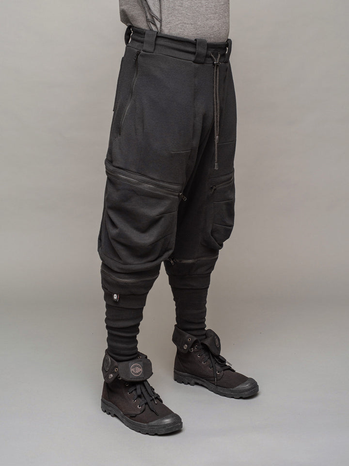 Front right side view of the Legion X joggers by Rags by Jak
