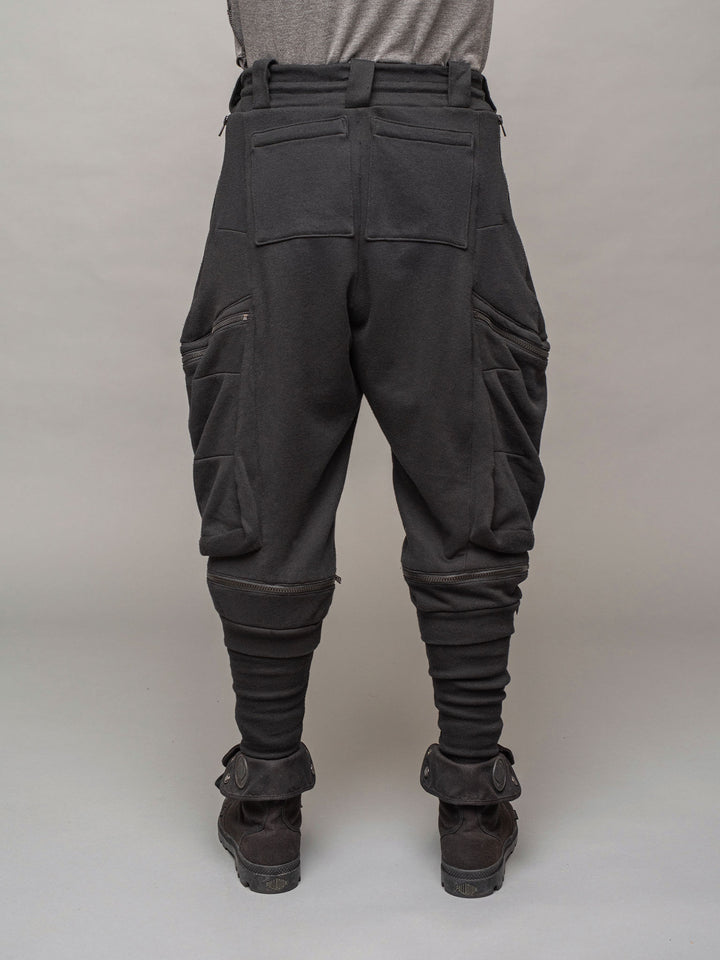 Back view of the Legion X joggers by Rags by Jak