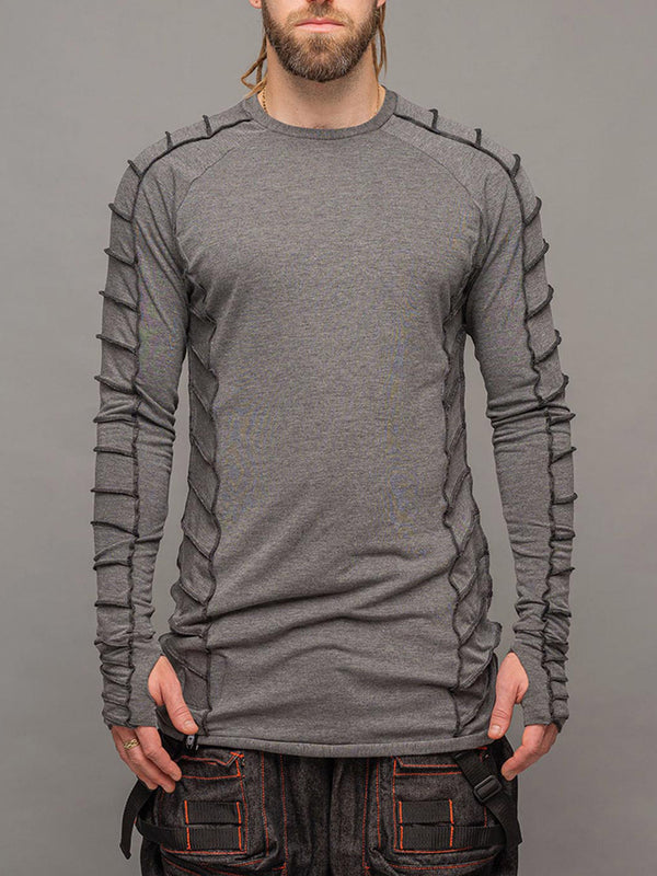 Raider - Dystopian Longline T-Shirt with Thumbholes