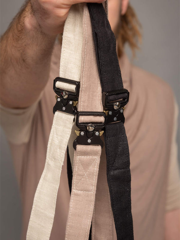 Linen Belts with metal buckles