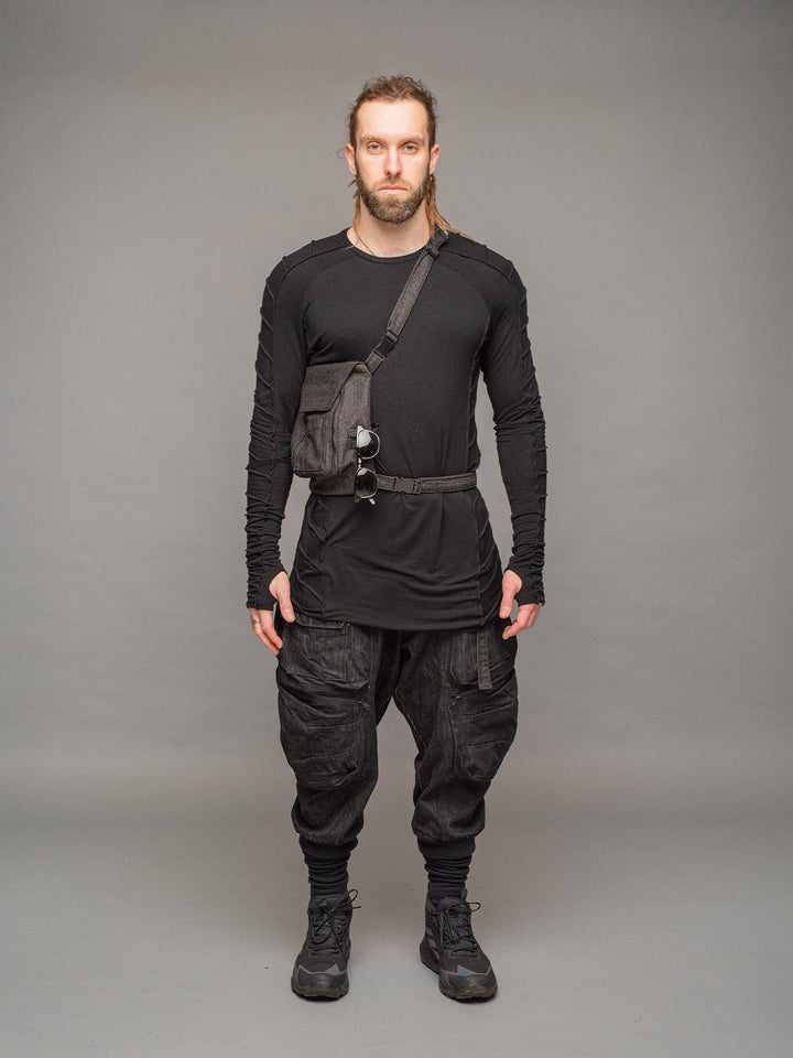 TREKKER Crossbody Chest Bag with Hidden Zip - Rags by Jak